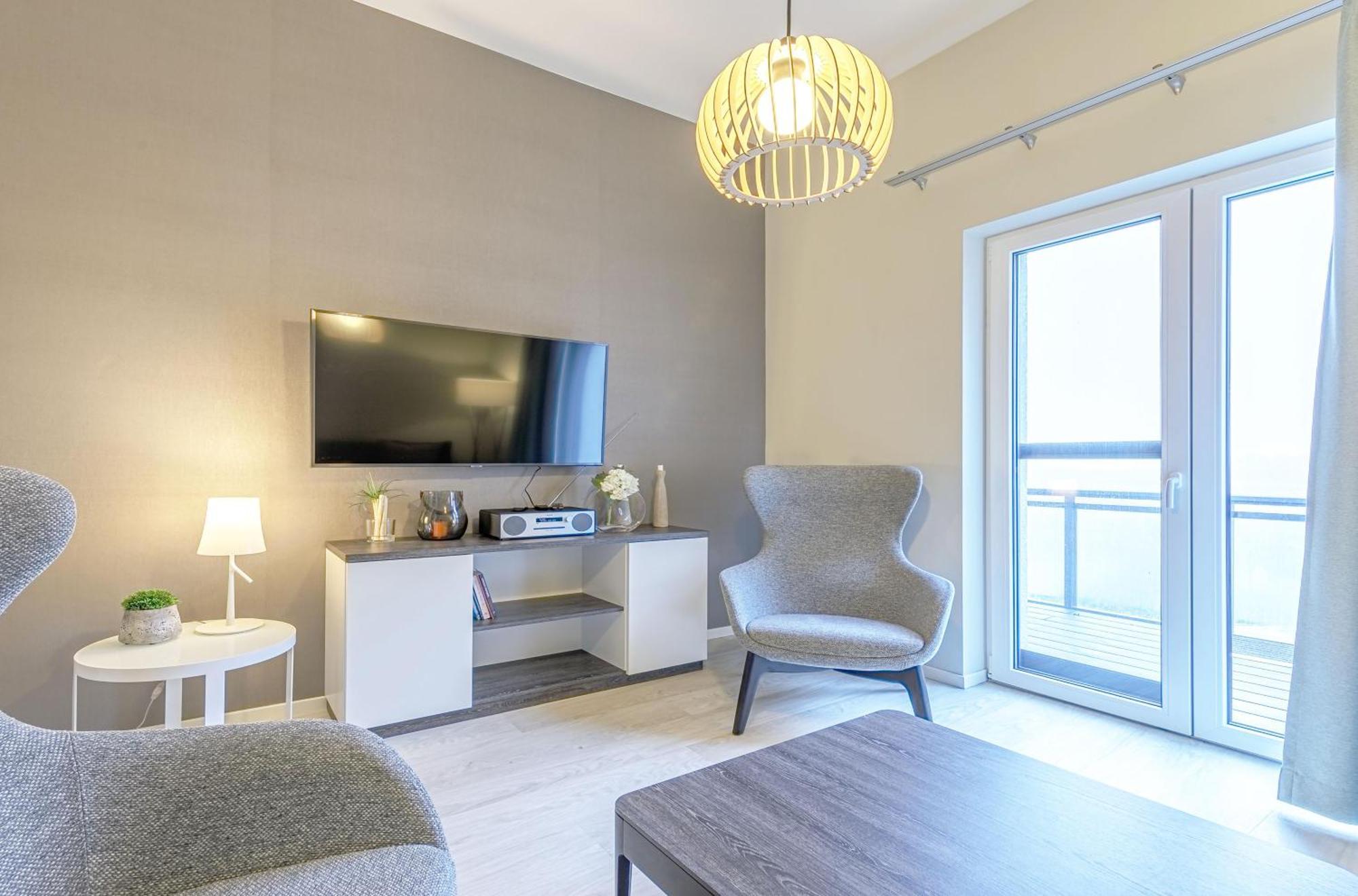 Ferienwohnung Ostseeblick Mit Balkon Wustrow  Dış mekan fotoğraf